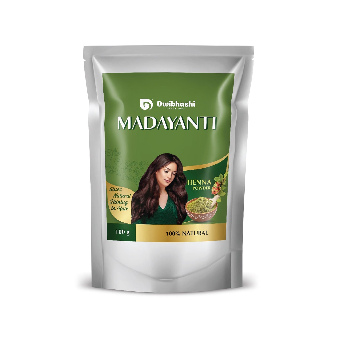 Dwibhashi Madayanti Henna Powder - BUDNE