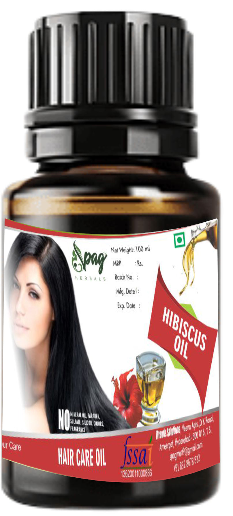 Spag Herbals Hibiscus Herbal Hair Oil