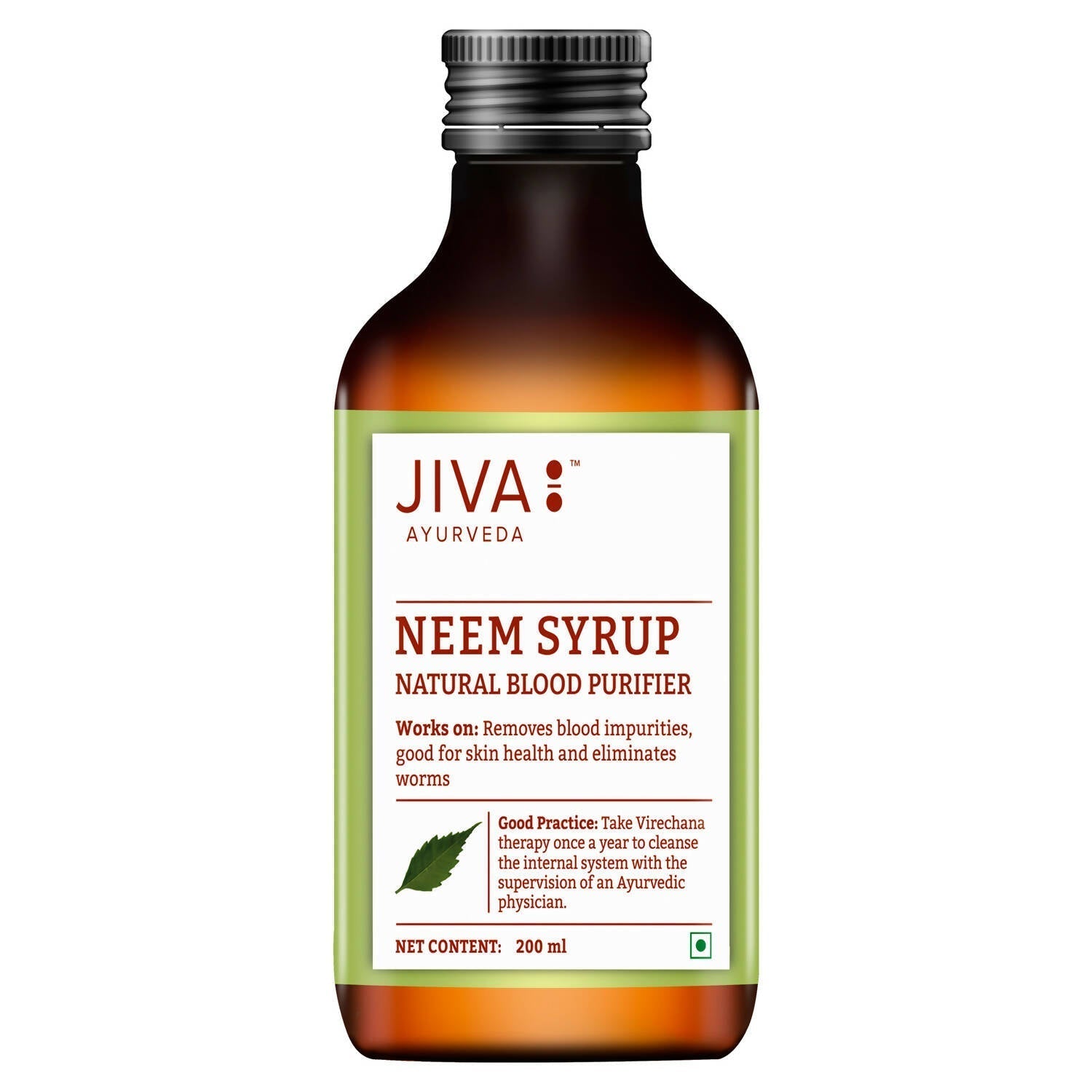 Jiva Ayurveda Neem Syrup - usa canada australia