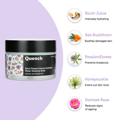 Quench Botanics Birch Please Intense Hydration Water Sleeping Mask