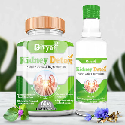 Divya Shree Kidney Detox Capsule & Syrup Combo