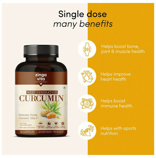 Zingavita Next Generation Curcumin Capsules