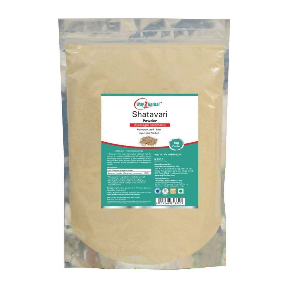 Way2herbal Organic Shatavari Powder