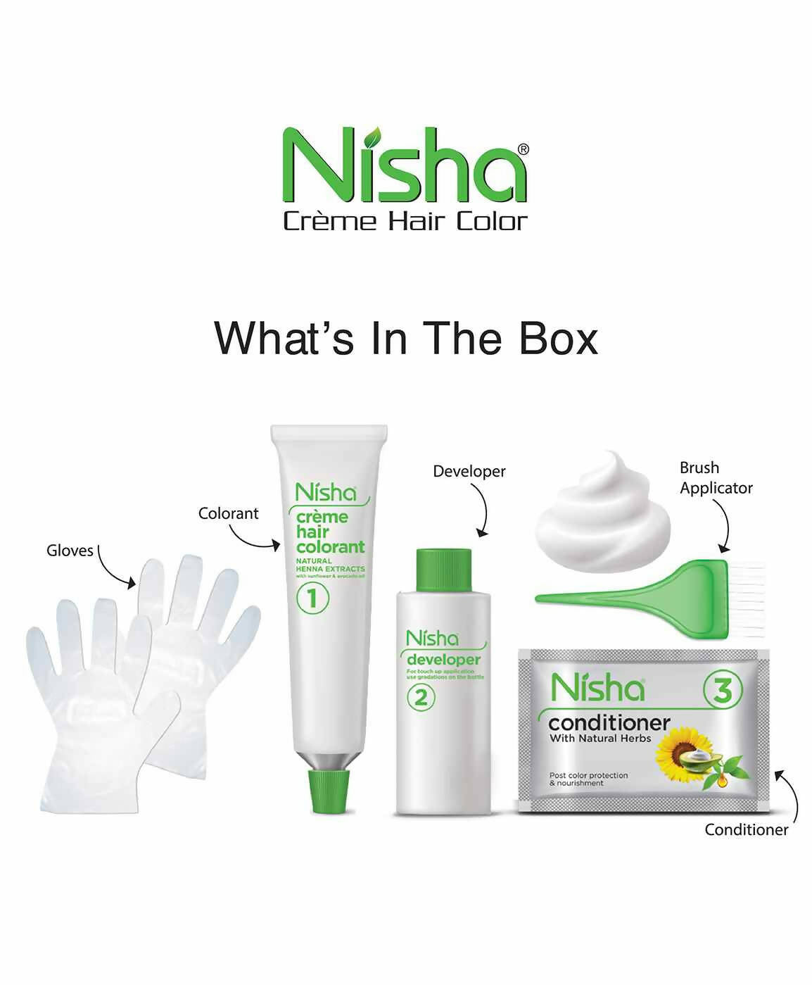 Nisha Creme Hair Color Ultra Blonde