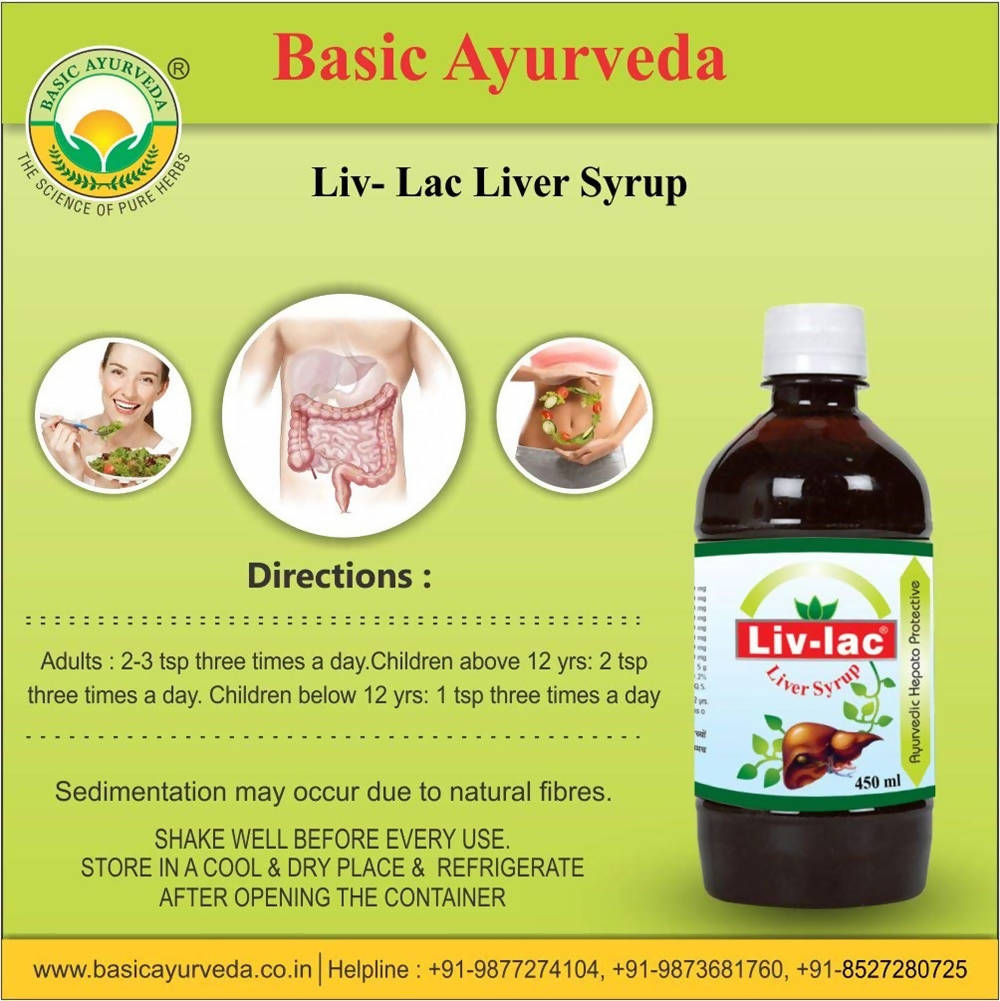 Basic Ayurveda Liv- Lac Liver Syrup