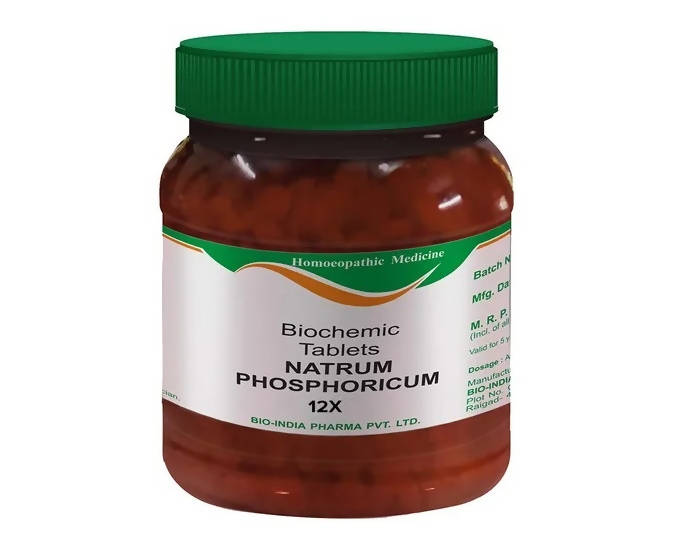 Bio India Homeopathy Natrum Phosphoricum Biochemic Tablets