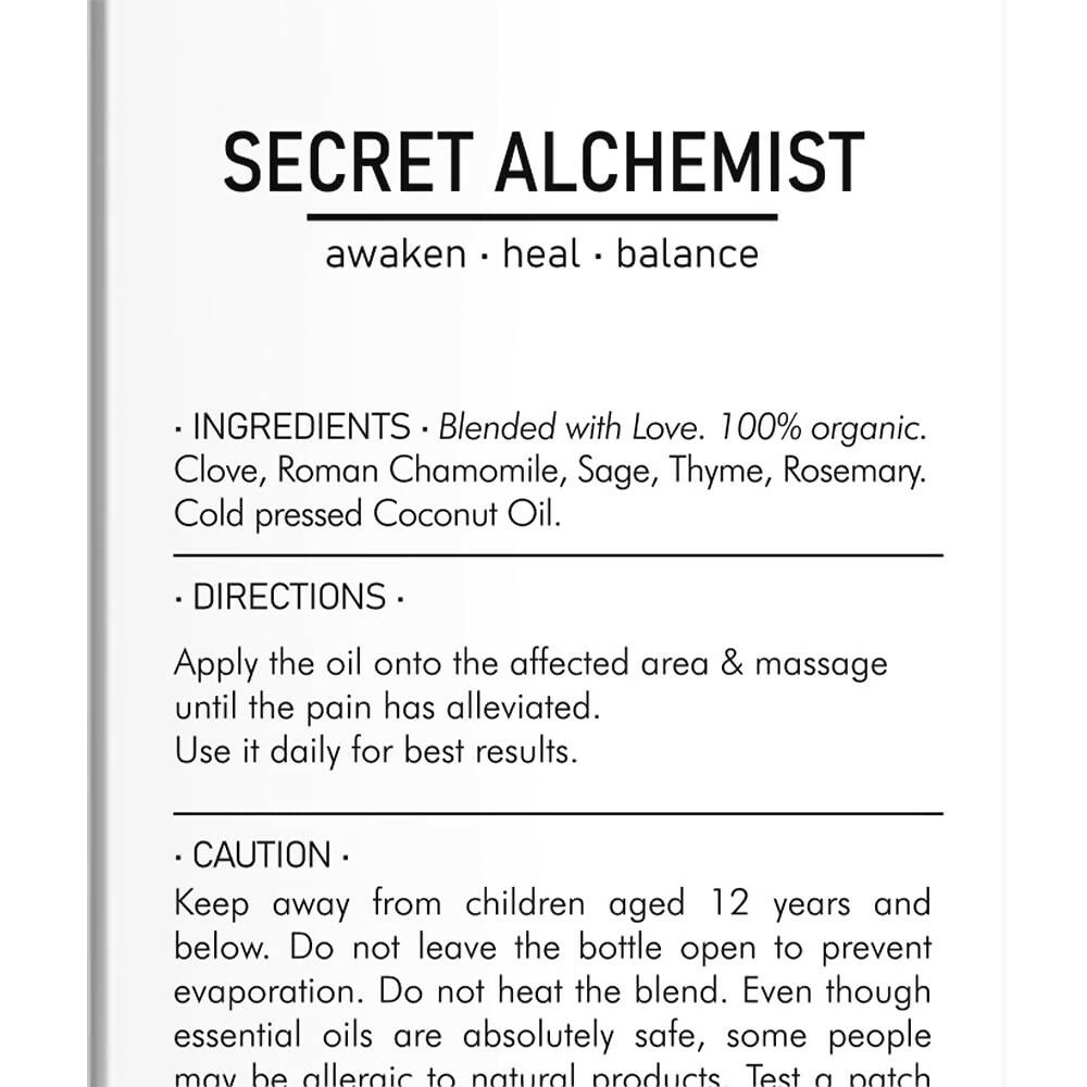 Secret Alchemist Relief Joint Pain Oil