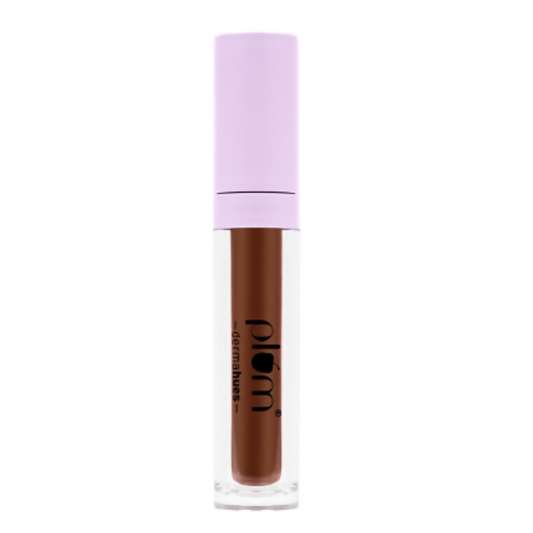 Plum Glassy Glaze Lip Lacquer 3-in-1 Lipstick + Lip Balm + Gloss 09 Toasted Almond - BUDNE