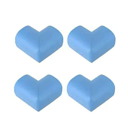 Safe-O-Kid Set of 8 Corner L Shaped Corner Guards for Kids safety- Blue-Small