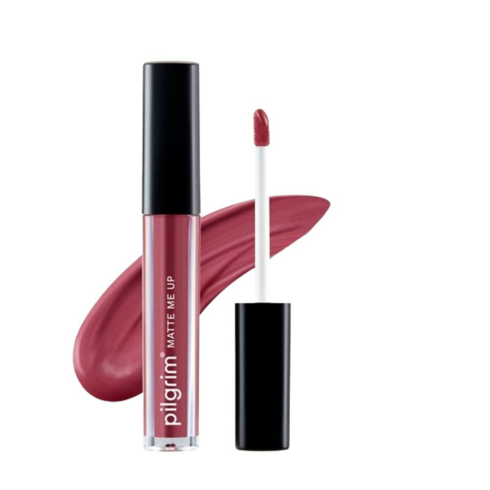 Pilgrim Matte Me Up Liquid Lipstick Pink Kisses