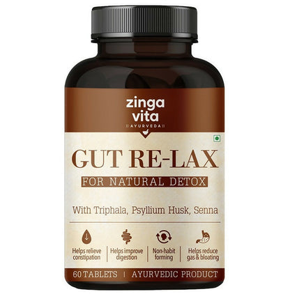 Zingavita Gut Re-Lax Tablets for Natural Detox - BUDEN