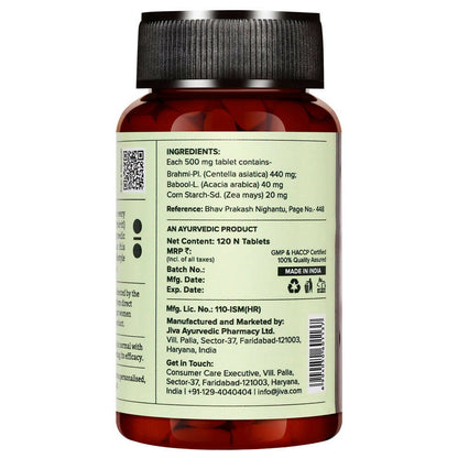 Jiva Ayurveda Brahmi Tablets