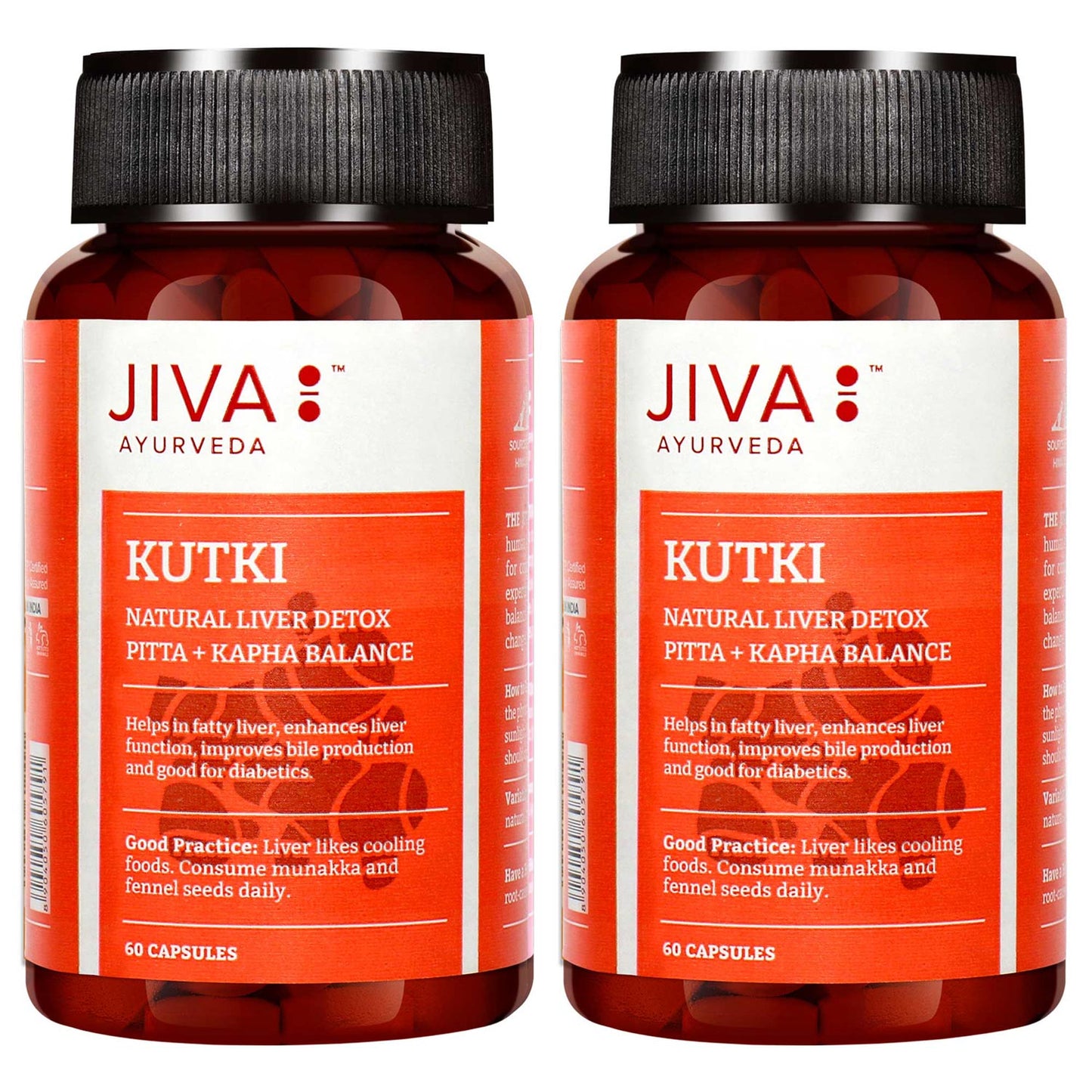 Jiva Ayurveda Kutki Capsules -  usa australia canada 