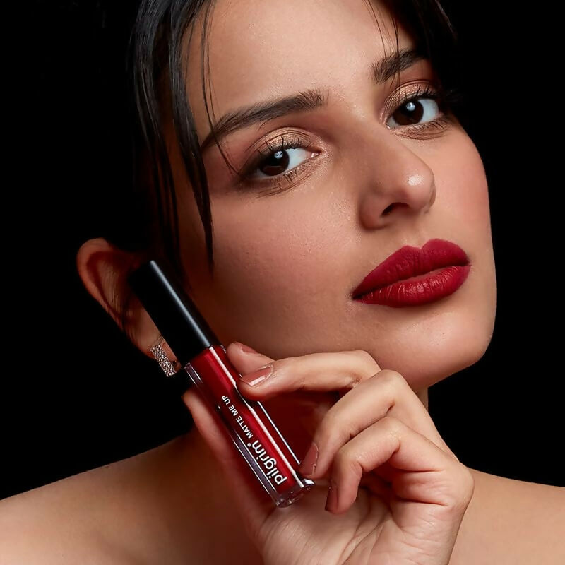 Pilgrim Liquid Matte Lipstick with Hyaluronic Acid - The Red Stiletto