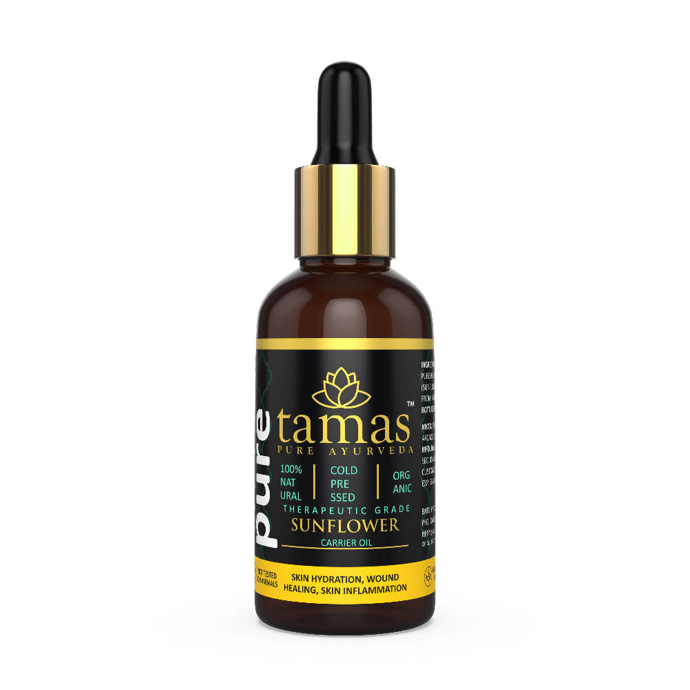 Tamas Pure Ayurveda Organic Sunflower Cold-Pressed Carrier Oil