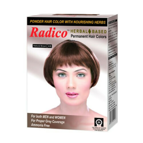 Radico Natural Herbal Based Permanent Hair Color - Brown