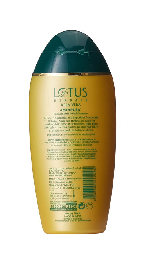 Lotus Herbals Amlapura Shikakai Amla Herbal Shampoo