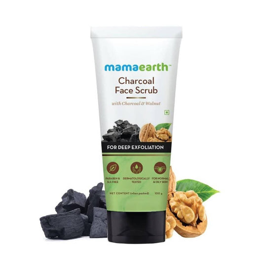 Mamaearth Charcoal Face Scrub For Deep Exfoliation