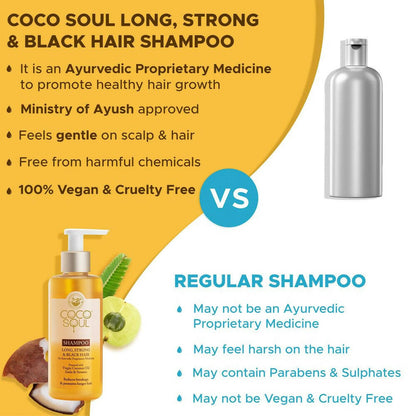 Coco Soul Long, Strong & Black Shampoo