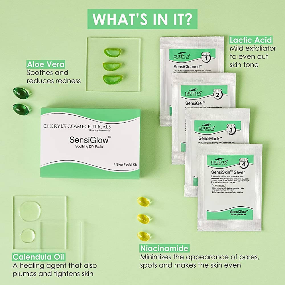 Cheryl's Cosmeceuticals SensiGlow Diy Facial Kit