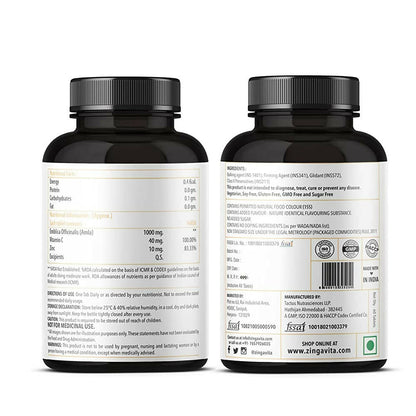 Zingavita Vitamin C 1000 mg Tablets with Amla Extract