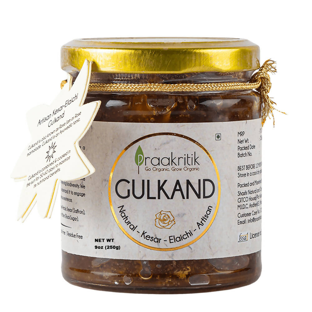 Praakritik Natutal Kesar Elaichi Artisan Gulkand - buy in USA, Australia, Canada