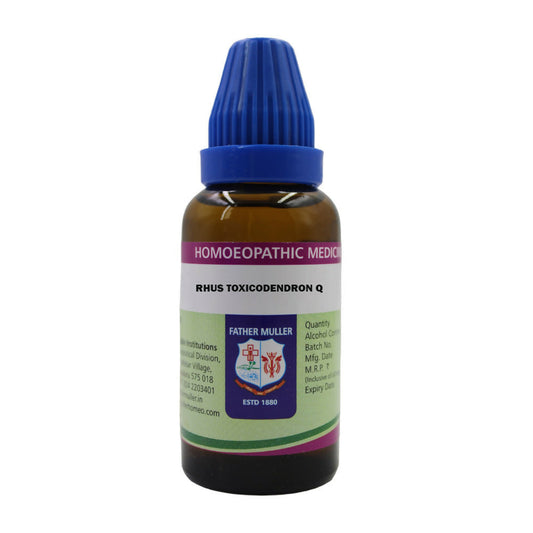 Father Muller Rhus Toxicodendron Mother Tincture Q