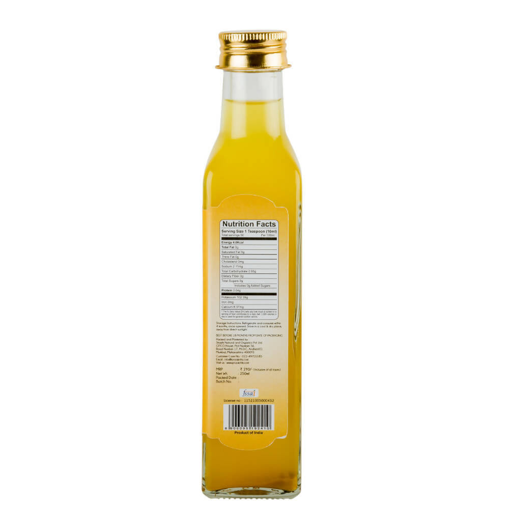 Praakritik Organic Apple Cider Vinegar With Ginger & Turmeric