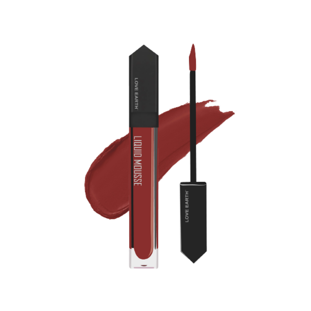 Love Earth Liquid Mousse Lipstick - Hanky Panky - BUDNE