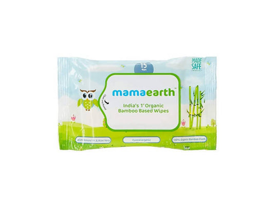 Mamaearth India's 1st Organic Bamboo Based Wipes