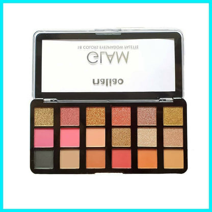 Maliao Professional Matte Look Glam 18 Colors Eyeshadow Palette