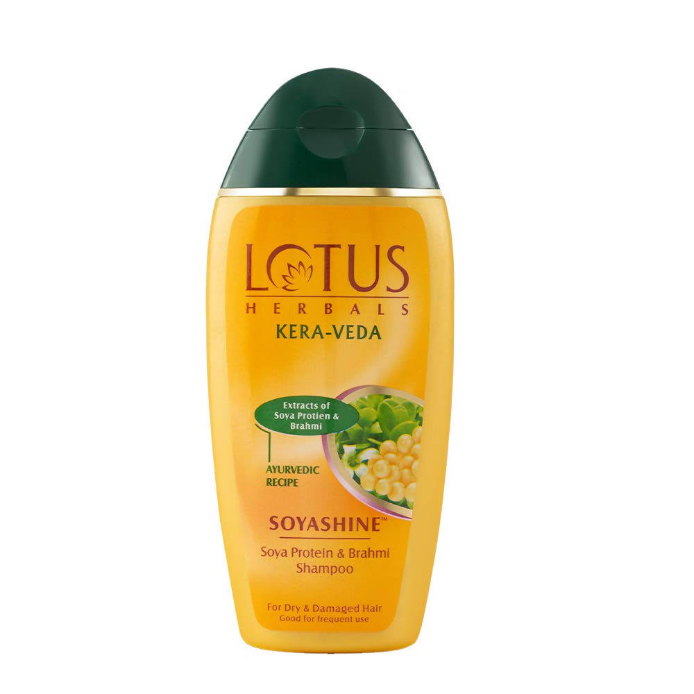 Lotus Herbals Kera-Veda Soyashine Soya Protein And Brahmi Shampoo - BUDEN