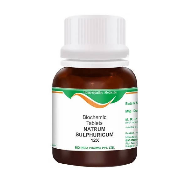 Bio India Homeopathy Natrum Sulphuricum Biochemic Tablets