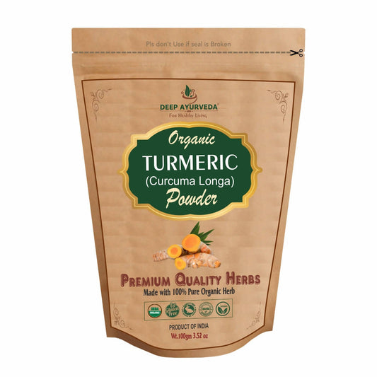 Deep Ayurveda Organic Turmeric Powder - usa canada australia