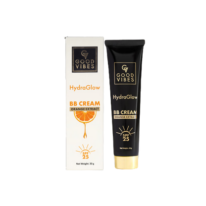 Good Vibes HydraGlow BB Cream SPF 25 with Orange Extract - Light Natural - BUDNE