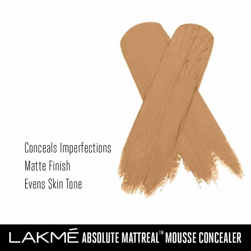 Lakme Absolute Mattereal Mousse Concealer - Toffee