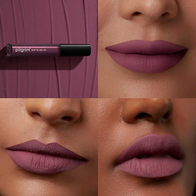 Pilgrim Liquid Matte Lipstick with Hyaluronic Acid - Mauve Desire