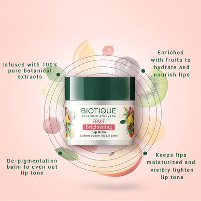 Biotique Advanced Ayurveda Bio Fruit Whitening Lip Balm