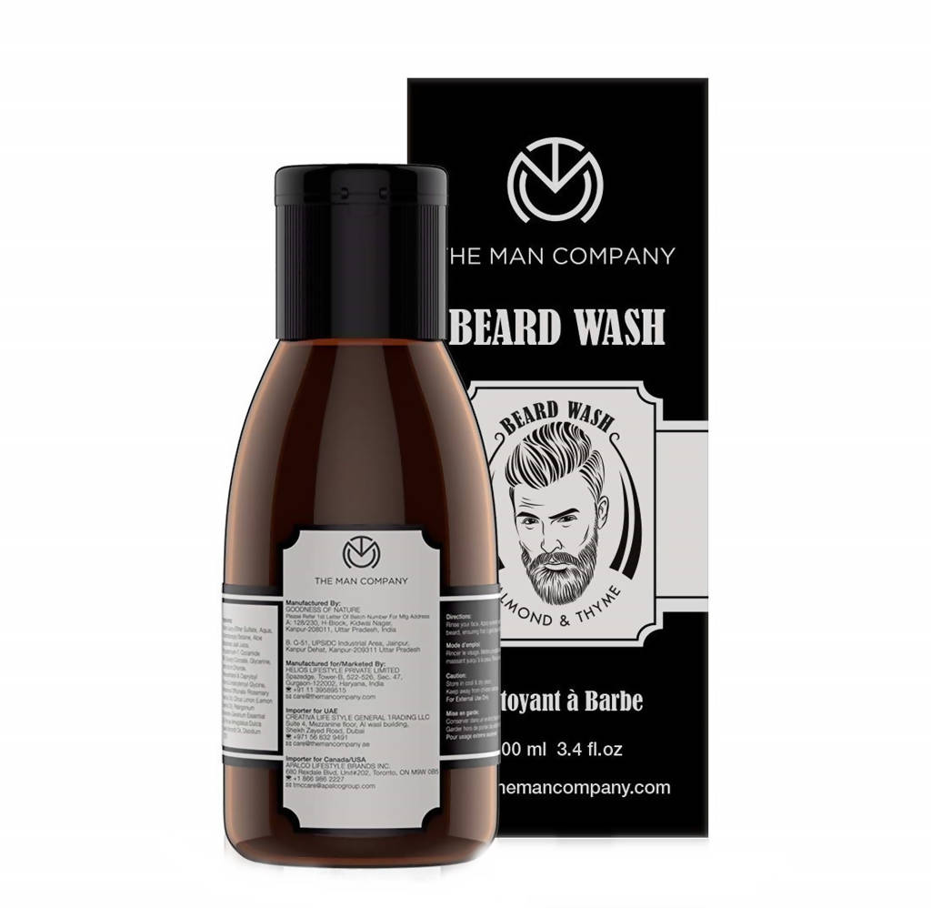 The Man Company Beard Wash With Almond & Thyme