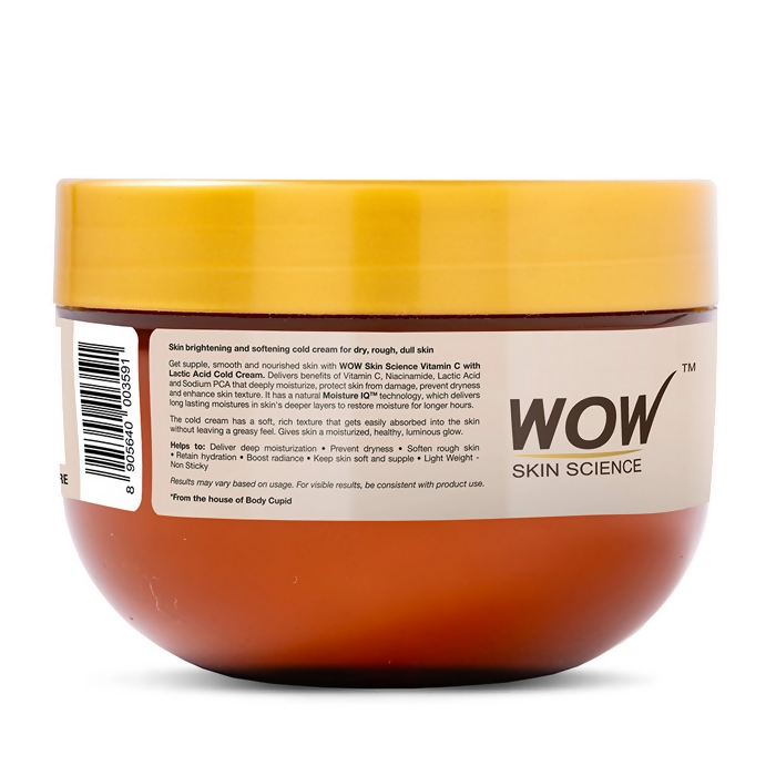 Wow Skin Science Vitamin C With Lactic Acid Cold Cream