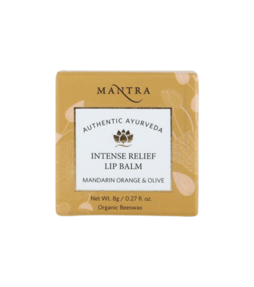 Mantra Herbal Intense Relief Lip Balm Mandarin Orange & Olive