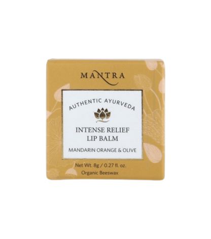 Mantra Herbal Intense Relief Lip Balm Mandarin Orange & Olive