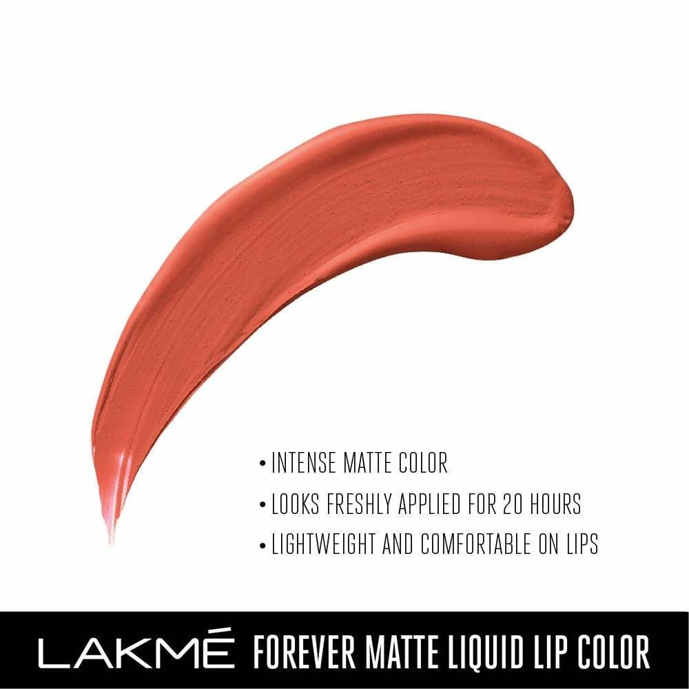 Lakme Forever Matte Liquid Lip Colour - Orange Tango