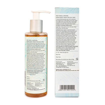 Mantra Herbal Holy Basil and Arjuna Kapha Body Wash For Oily Skin