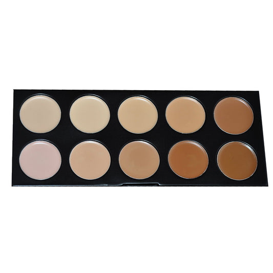 Glamgals Hollywood-U.S.A 10 Color Concealer Palette - BUDNE