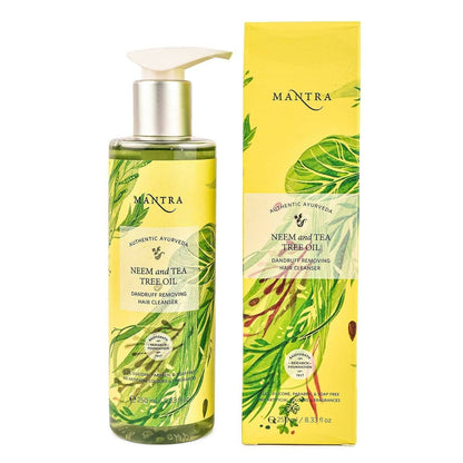 Mantra Herbal Neem and Tea Tree Oil Dandruff Removing Hair Cleanser - buy-in-usa-australia-canada