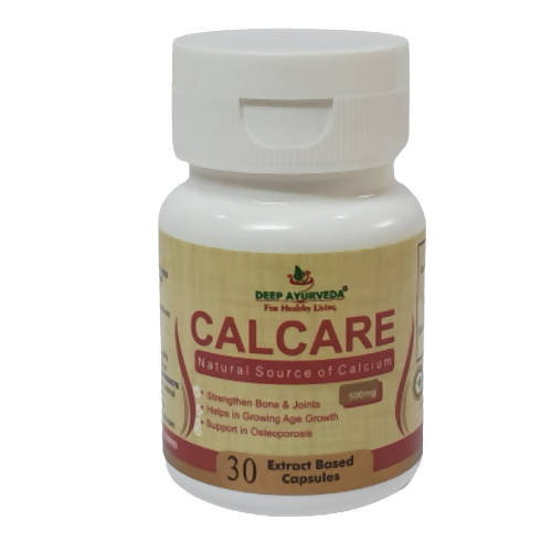 Deep Ayurveda Calcare 500mg Veg Capsules - usa canada australia