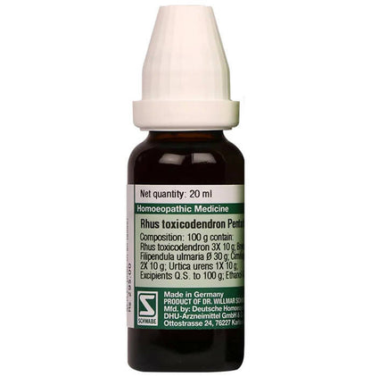 Dr. Willmar Schwabe Germany Rhus Toxicodendron Pentarkan Ptk. 73 Drops