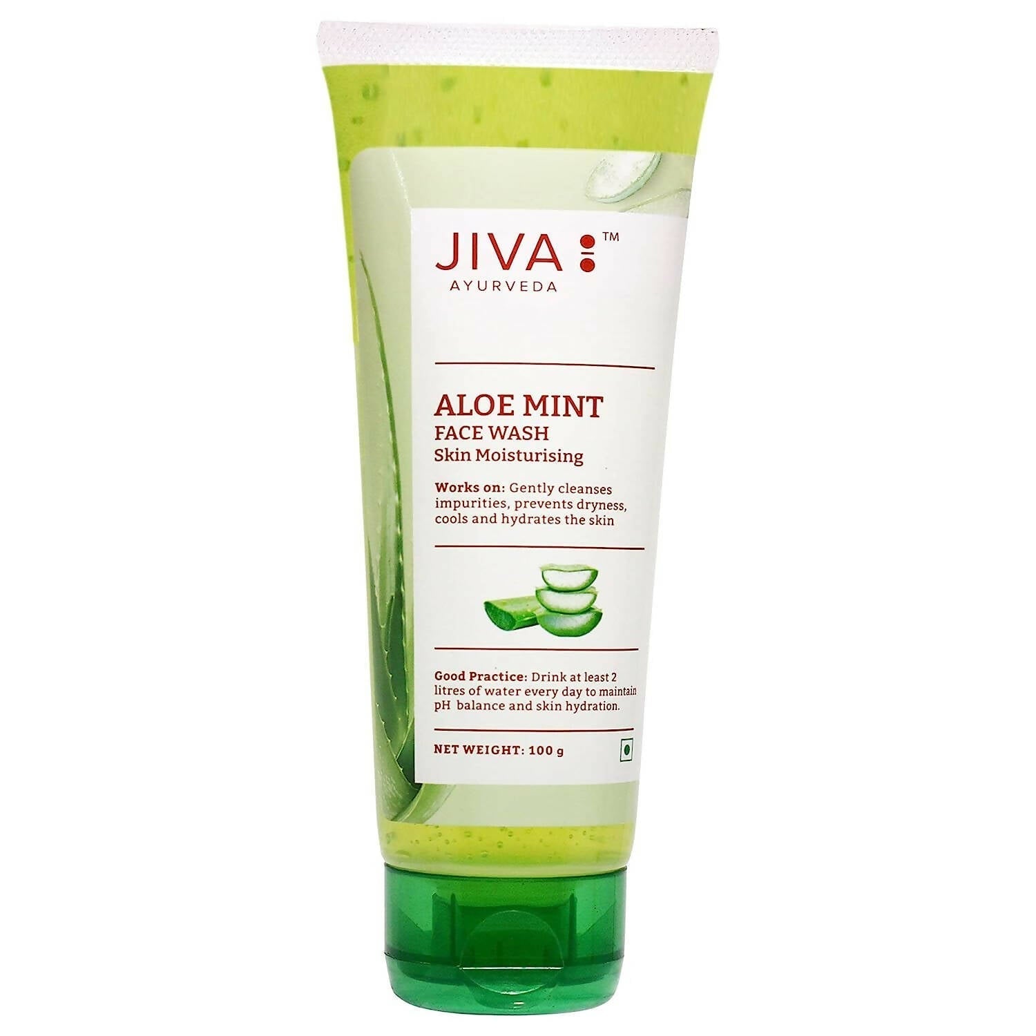 Jiva Ayurveda Aloe Mint Facewash - BUDNEN