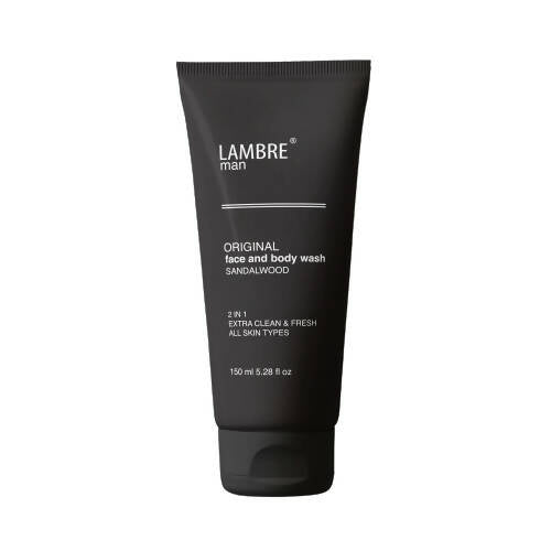 Lambre Man Original Face and Body Wash (Sandalwood) -  USA 